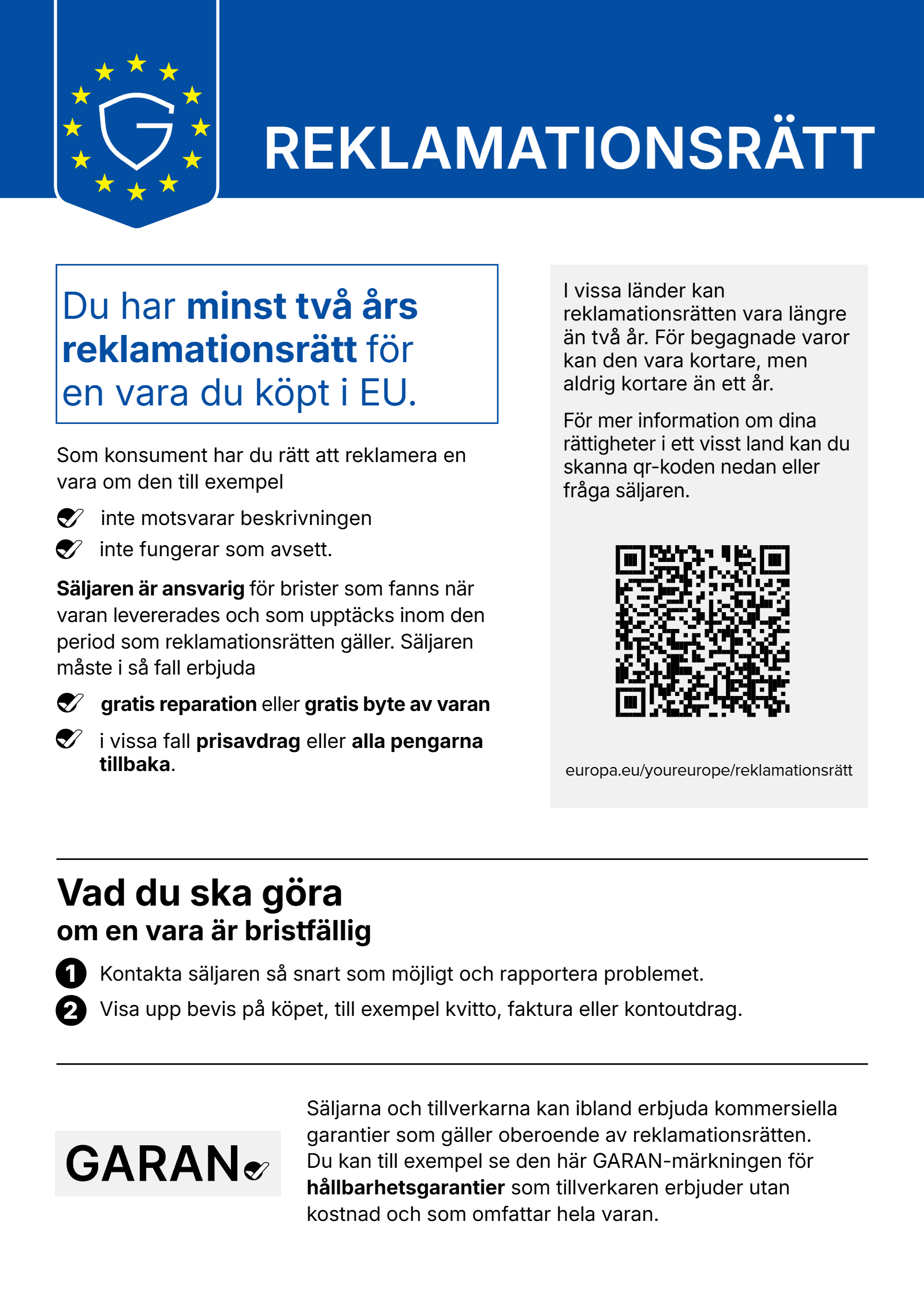 EU-meddelande om den rättsliga garantin