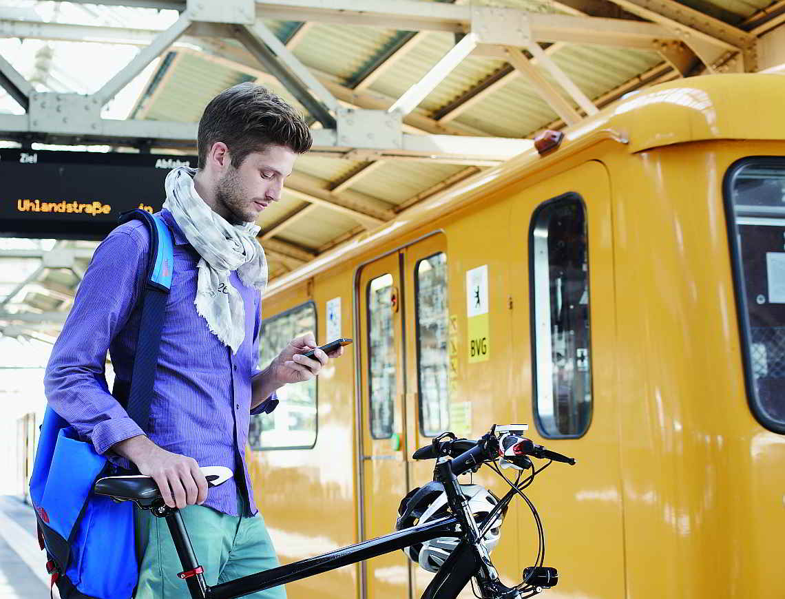 Mit dem Fahrrad am Bahnsteig - Diamantrad-Blog