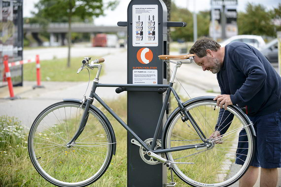 Fahrradstation mit Luftpumpe - Diamantrad-Blog