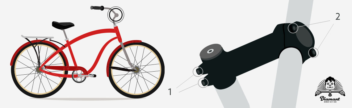 Fahrradlenker Vorbau zur Direktmontage - Diamantrad-Blog