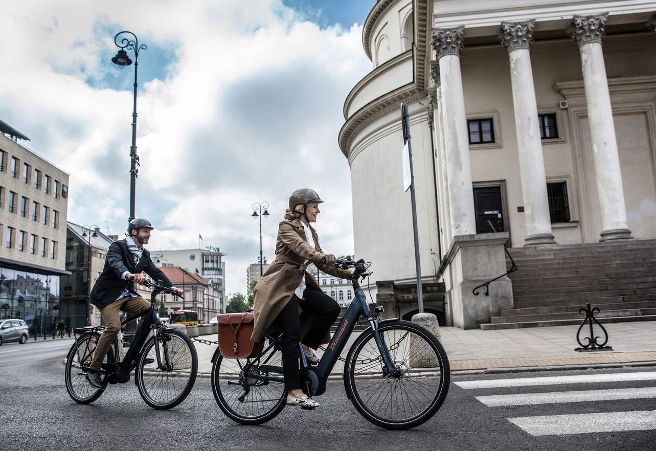 Radfahrer im Winter - Diamant-Blog