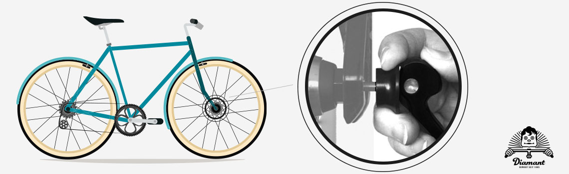 Druckscheibe und Hebel bei Clix-Schnellspanner - Diamantrad-Blog