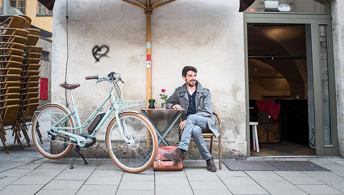 ab montag fange ich fahrrad zu fahren ан
