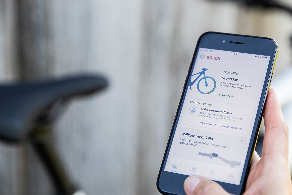 Bosch E-Bike Flow App am Diamant Zing