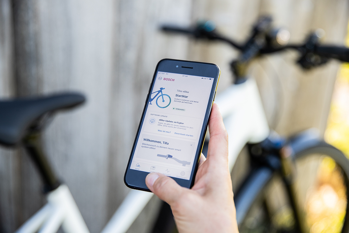 Bosch E-Bike Flow App am Diamant Zing