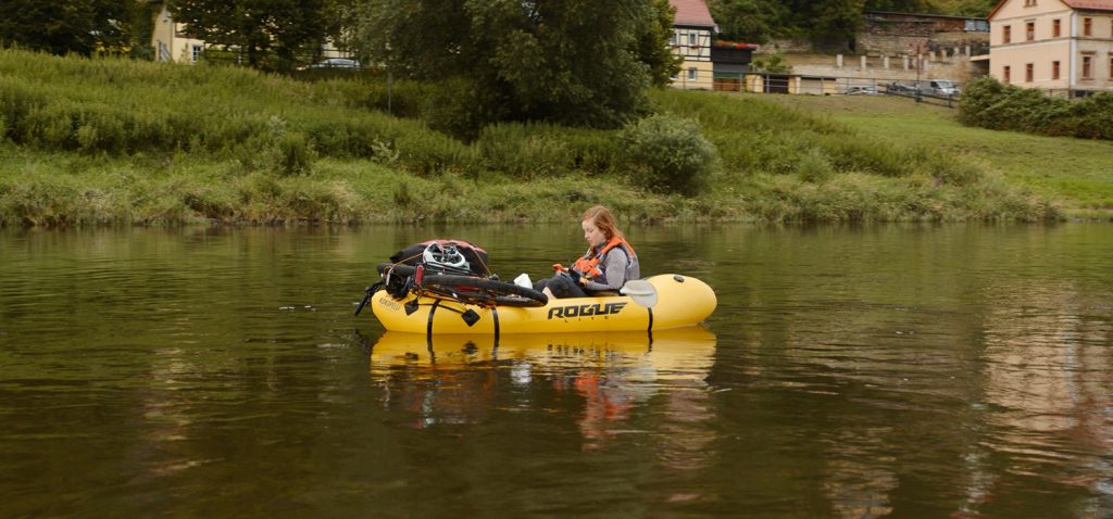 Bikerafting entlang und auf der Elbe – Teil 1