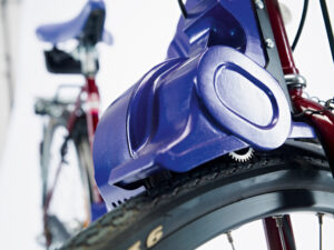 Detailansicht vom Diamant E-Bike Cityblitz mit Reibrollenantrieb