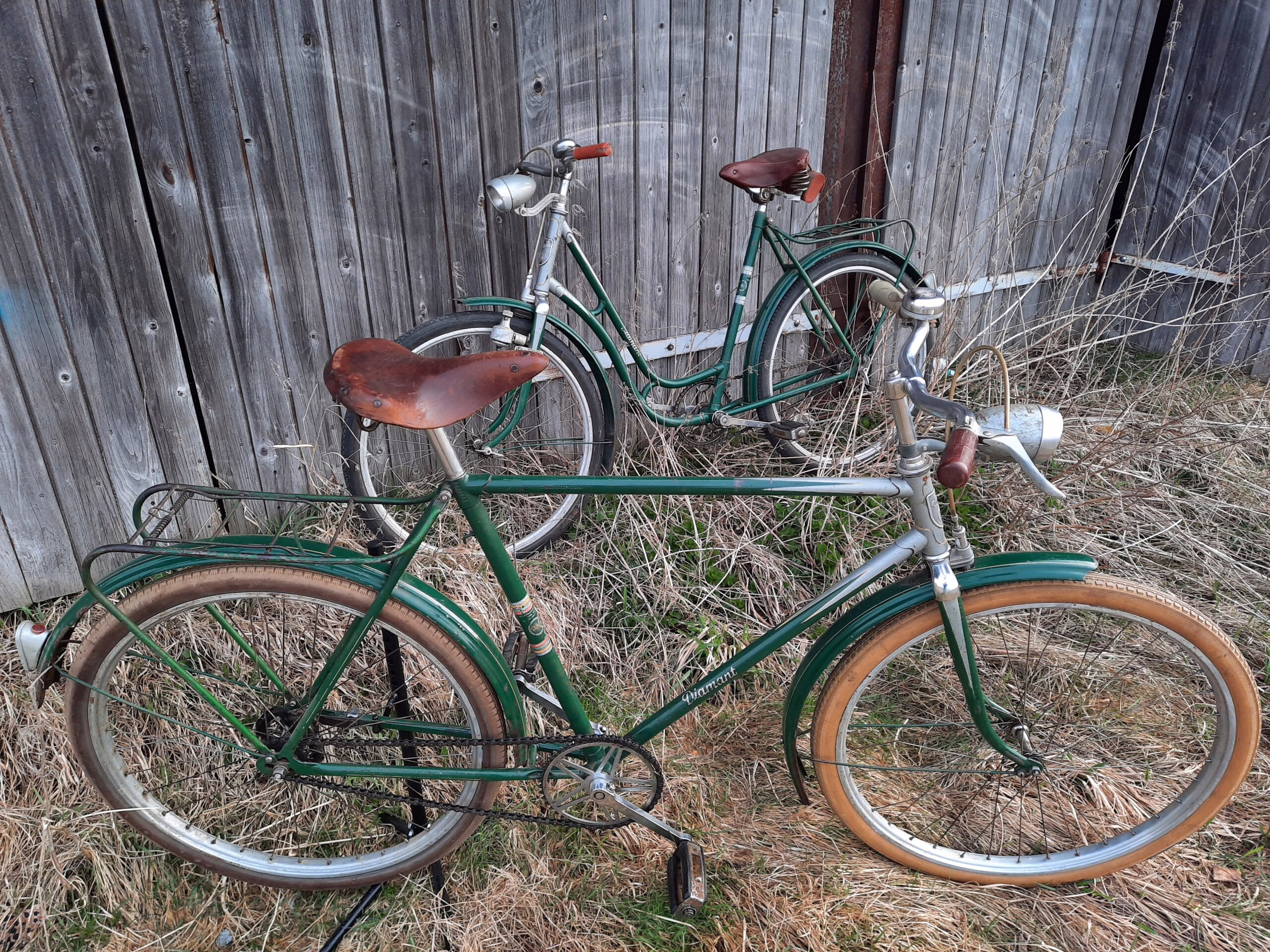 Sport-touringcykeln från 60-talet Diamant 35 102 och 35 154