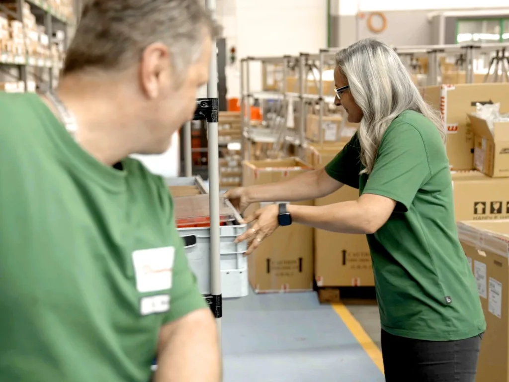 Karriere motiv logistik lager