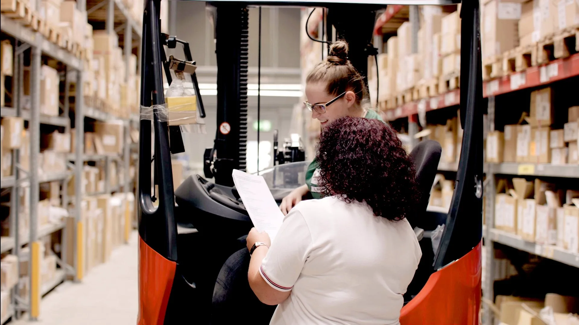 Karriere motiv logistik stapler